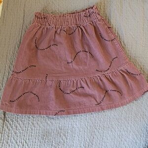 Pink Embroidered girls Skirt